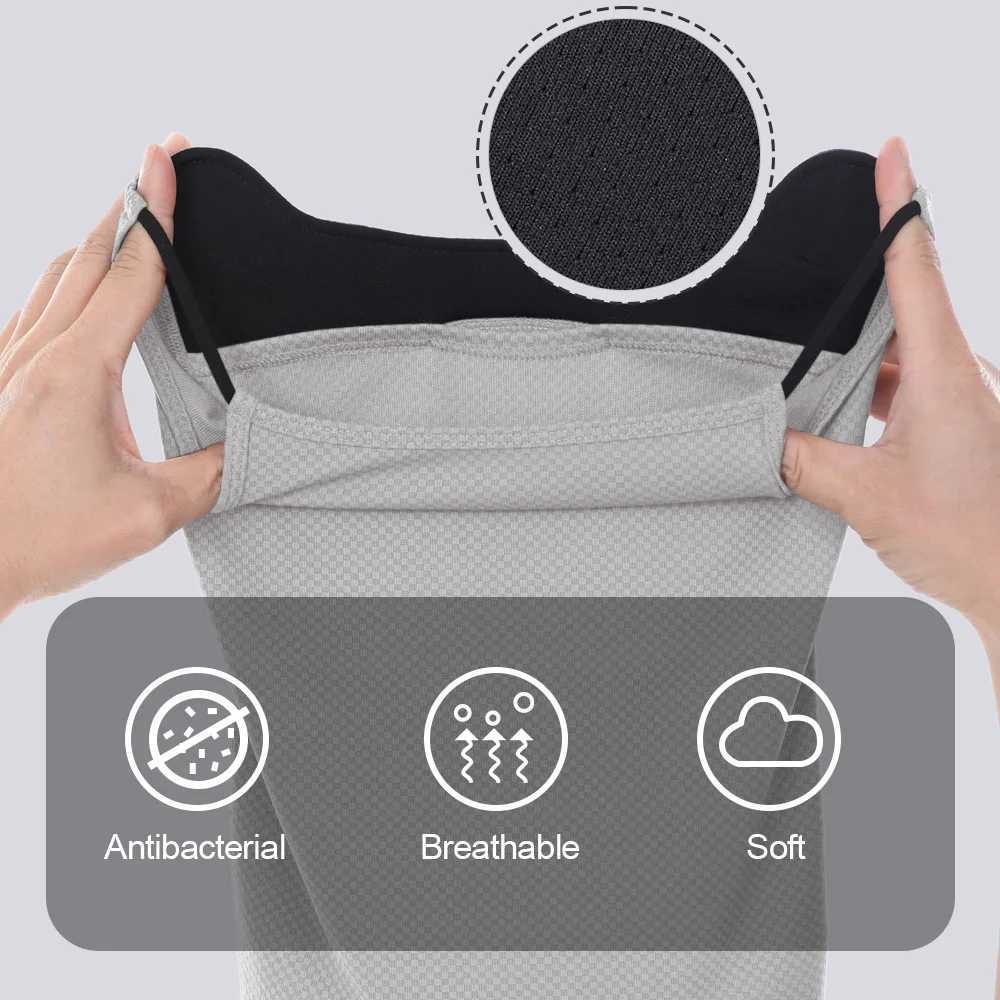 Sports Face Masks Breathable Half Mask Cool Face Cover Anti-UV Hiking Scarf Bandana for Outdoor Running Bicycle Tactical SummerW250512