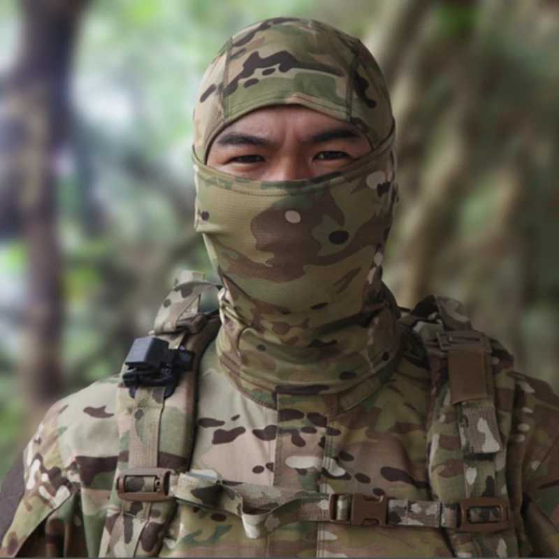 Camouflage Balaclava Full Face Mask Ski Bike Cycling Hunting Head Cover Scarf Blaclava Cap MenW250512
