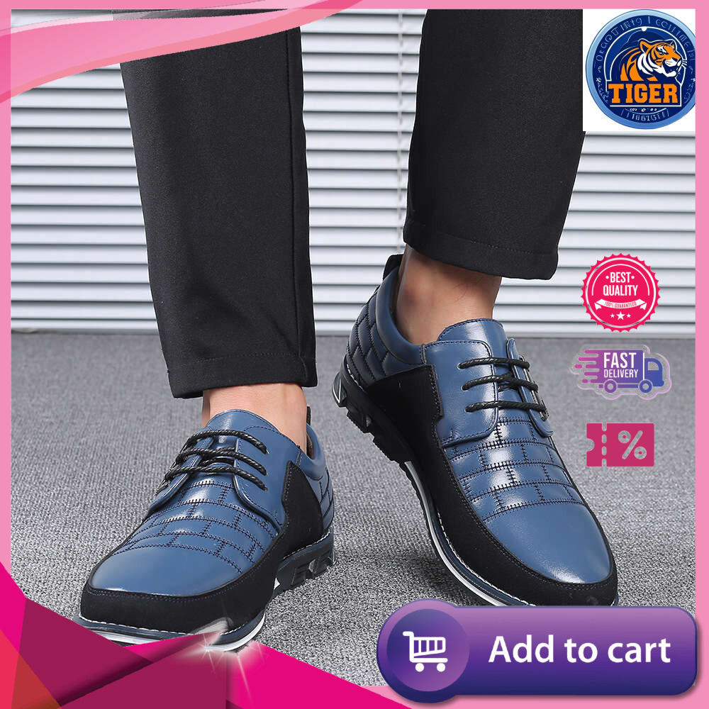 Ddmytiger Large New Extra Leather Korean Edition Soft Sole Men S Trendy Shoes Anti Slip Wear Resistant High End Style Outdoor Shoes