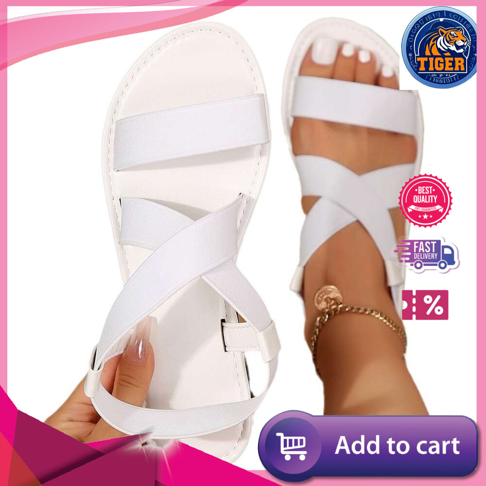 Ddmytiger Summer Temu Large New Women S Fashion Simple Instagram Beach Flat Sandals Outdoor Shoes