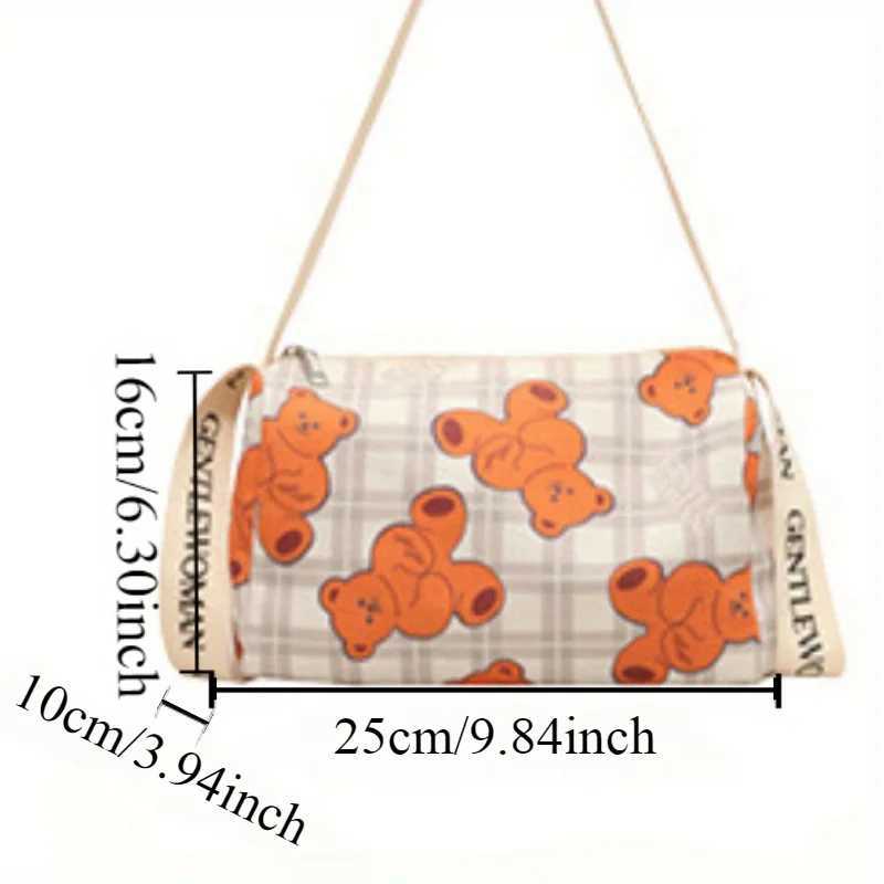 Chic Animal Print Canvas Crossbody Bag with Adjustable Strap - Casual Everyday Shoulder Purse for Women Z250512
