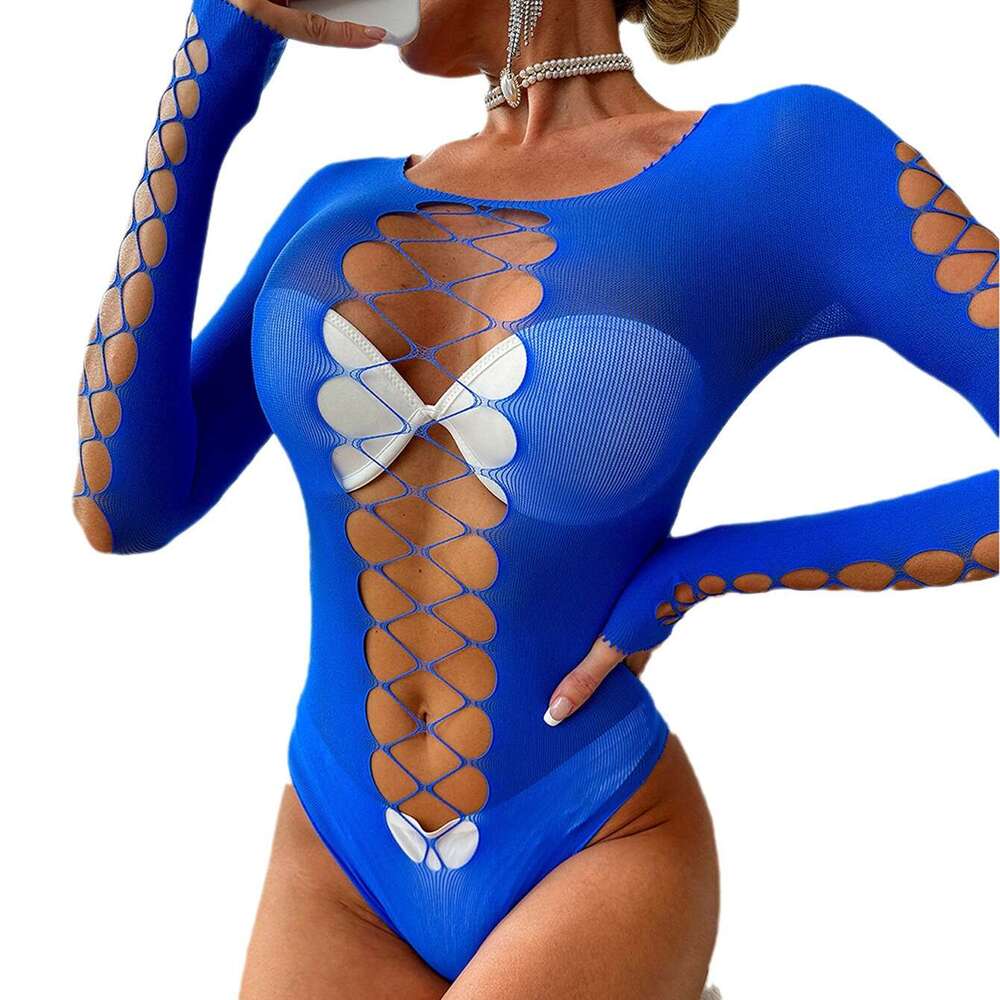 Patent Leather Sexy Lingerie Black No Take Off Hollow Out Bikini Tight And Sexy Lingerie Women S Opening Seductive Uniform Lingerie KQ