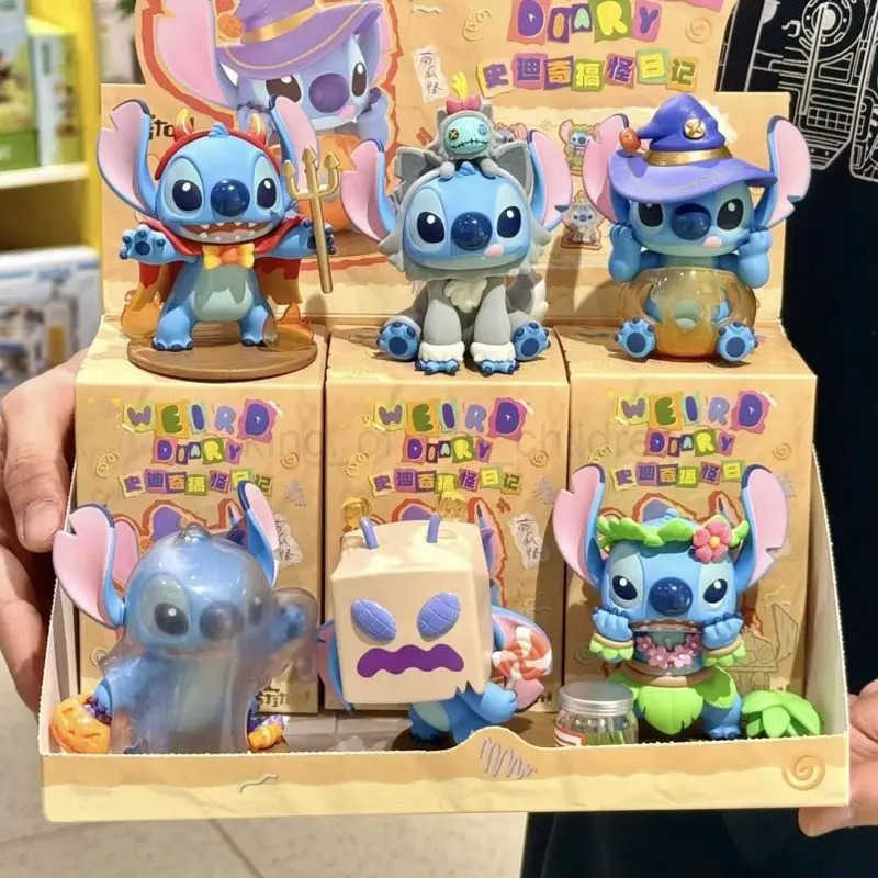 Disney New Disney Funny Diary Series Blind Box Cute Doll Mystery Box Cartoon Character Model Decoration Collection Toys Surprise Gifts W250512