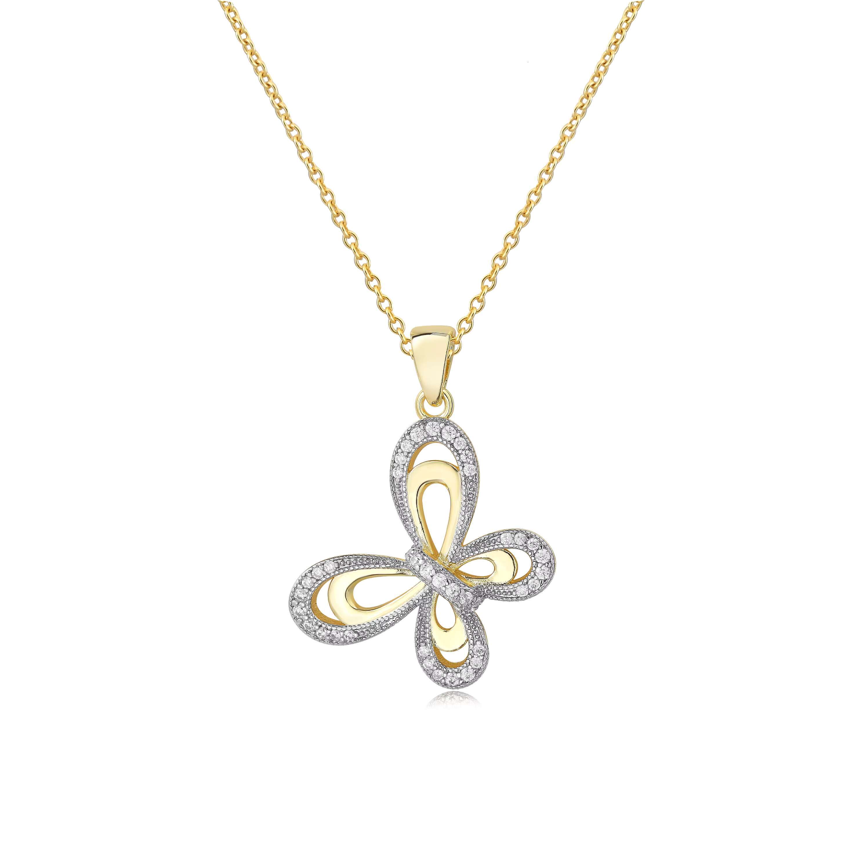 10k Exquisite Series Mini Cute Love Charm Girl Youth Beauty Accessories Simple Necklace Pendant