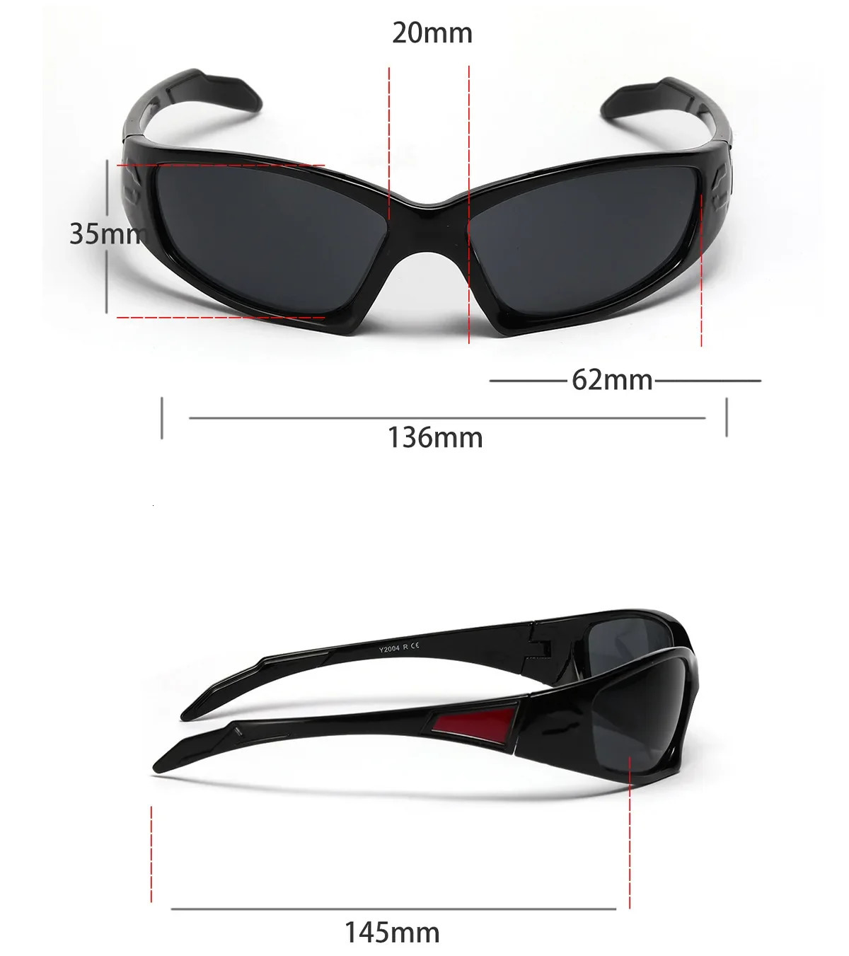 est Fashion transparent Sunglasses Cycling Glasses Women Mens Driving Outdoor Sports Fishing Hiking Blackout 250512