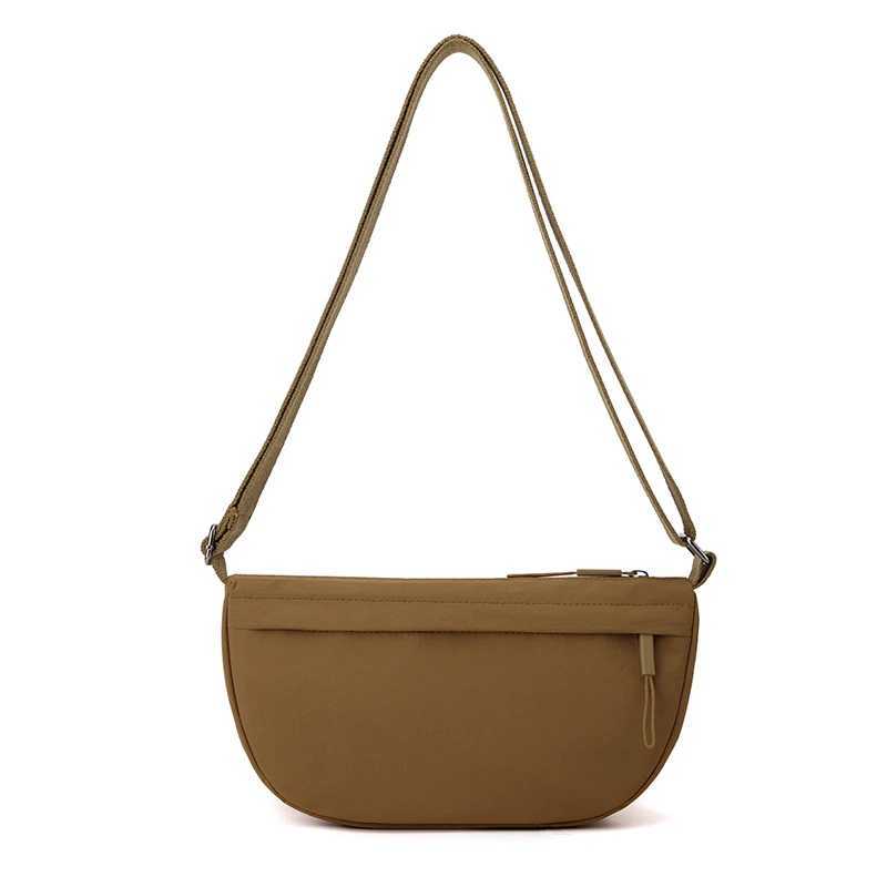 Luxury Designer Hobo Solid Color Satchel Womens Chest Bag with Wide Strap Nylon Waist Pack Fashion Fanny Shoulder BagXJ250512
