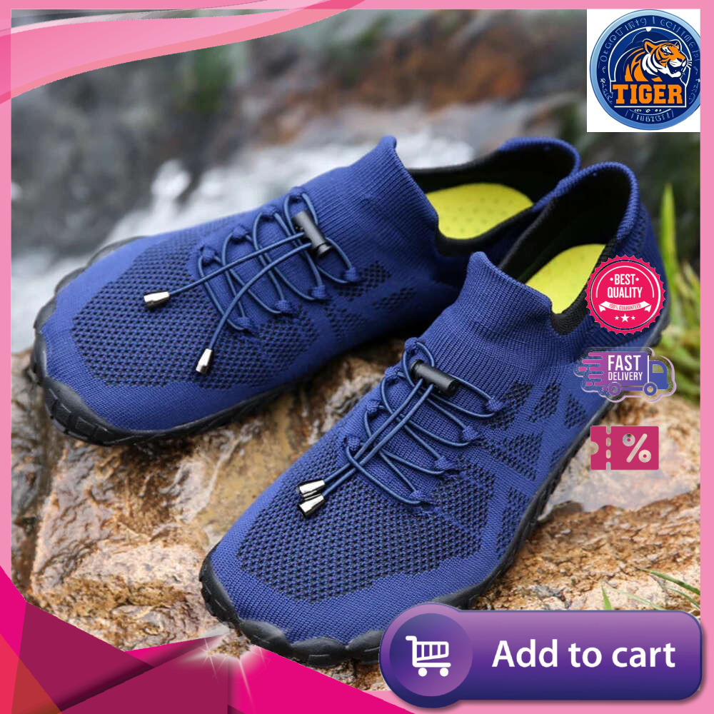 Ddmytiger Men Aqua Barefoot Shoes Anti Slip Summer Beach Seaside Swimming Sandals Breathable Hiking Surfing Wading Footwear New Outdoor Shoes