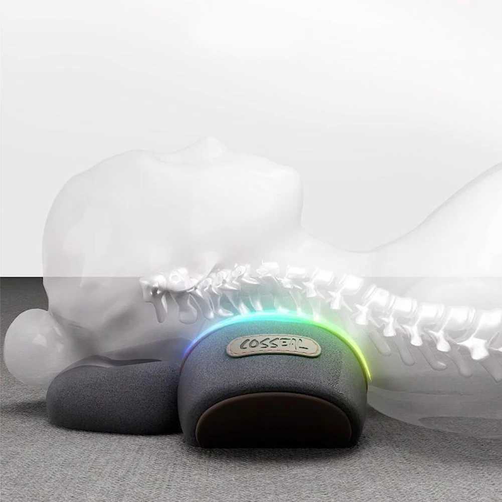 Hot Compress Cervical Pillow Rechargeable Electric Heating Neck Pillow Memory Foam Pillow for Neck Traction Relax Sleep AidW250512