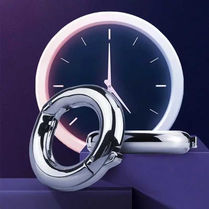 BUYBOOS Male Cock Ring Metal Sperm Locking Ring Adjustable Penis In Exercise Ejaculation Delay Scrotal Restraint Adult Sex Toy W250512