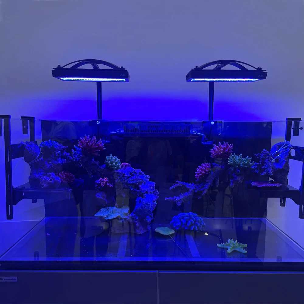 A8 SE II Max 215W Full Spectrum WiFi APP Controlled ProgrammableCoral Reef Marine LED Aquarium Light with brackets for saltwater Z250512