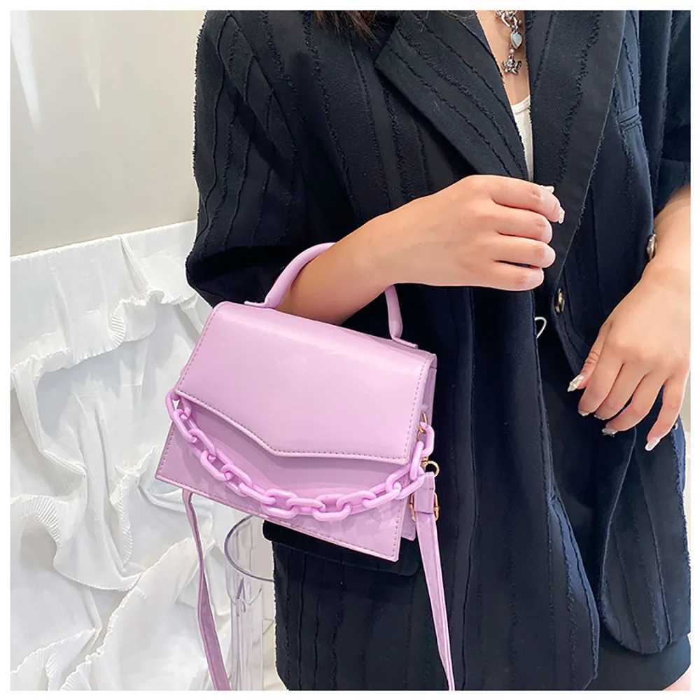 1pcs Fashion Candy Handbag Chain One-Shoulder Crossbody Bag Simple Bag Z250512