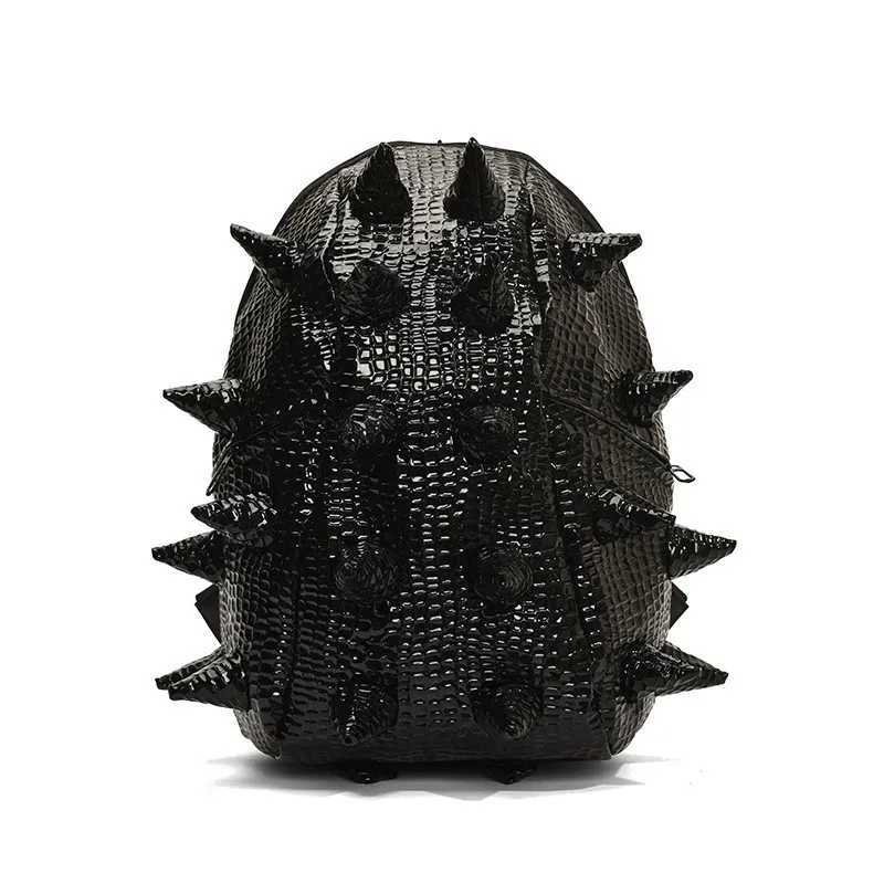 Hedgehog Shape PU Backpacks Large Capacity High Quality 2024 Fashion New Style Unique Design Personality Backpacks Z250512