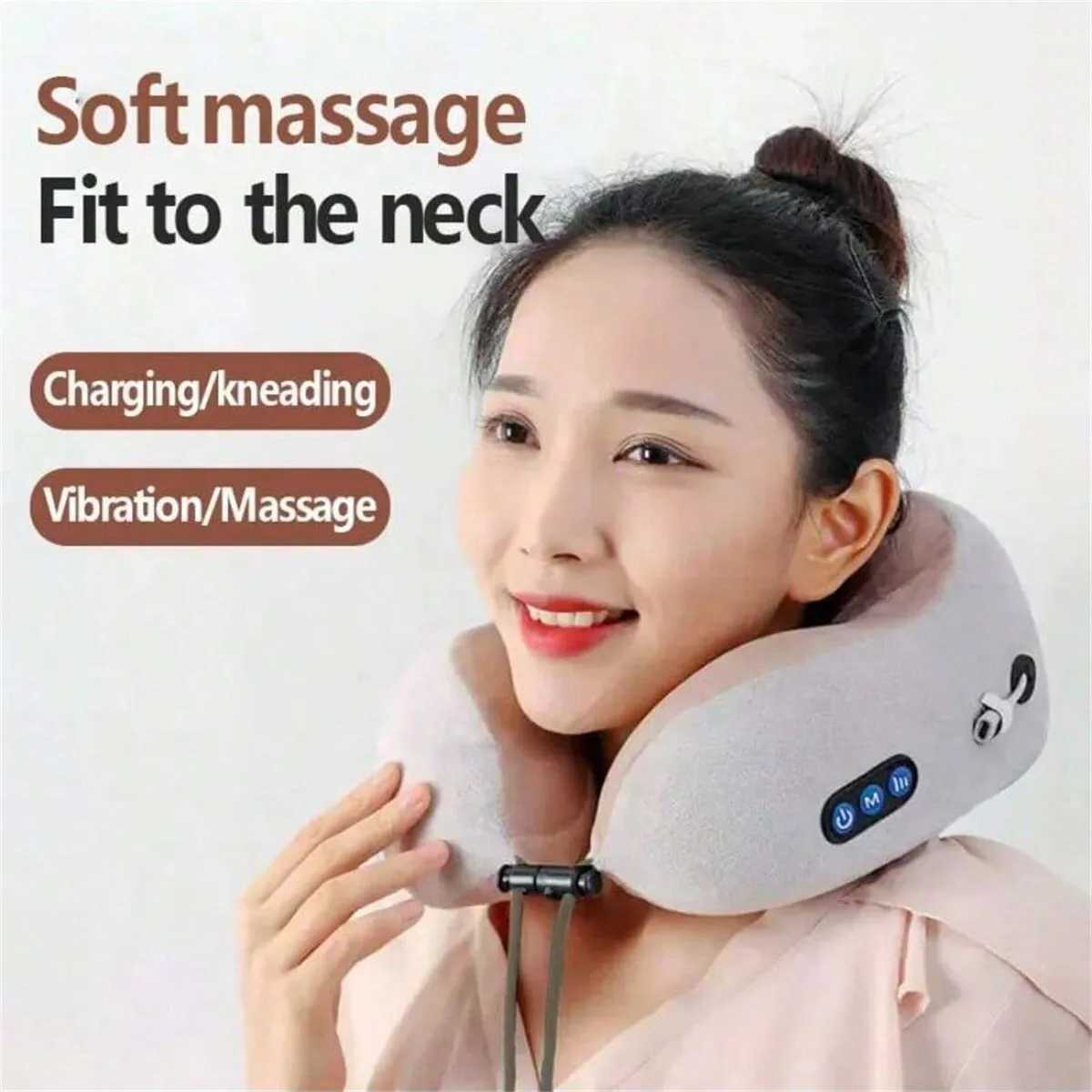 Multifunctional Household Cervical Massager PillowMemory Foam Car PillowPortable U-Shaped Pillow For RestW250512