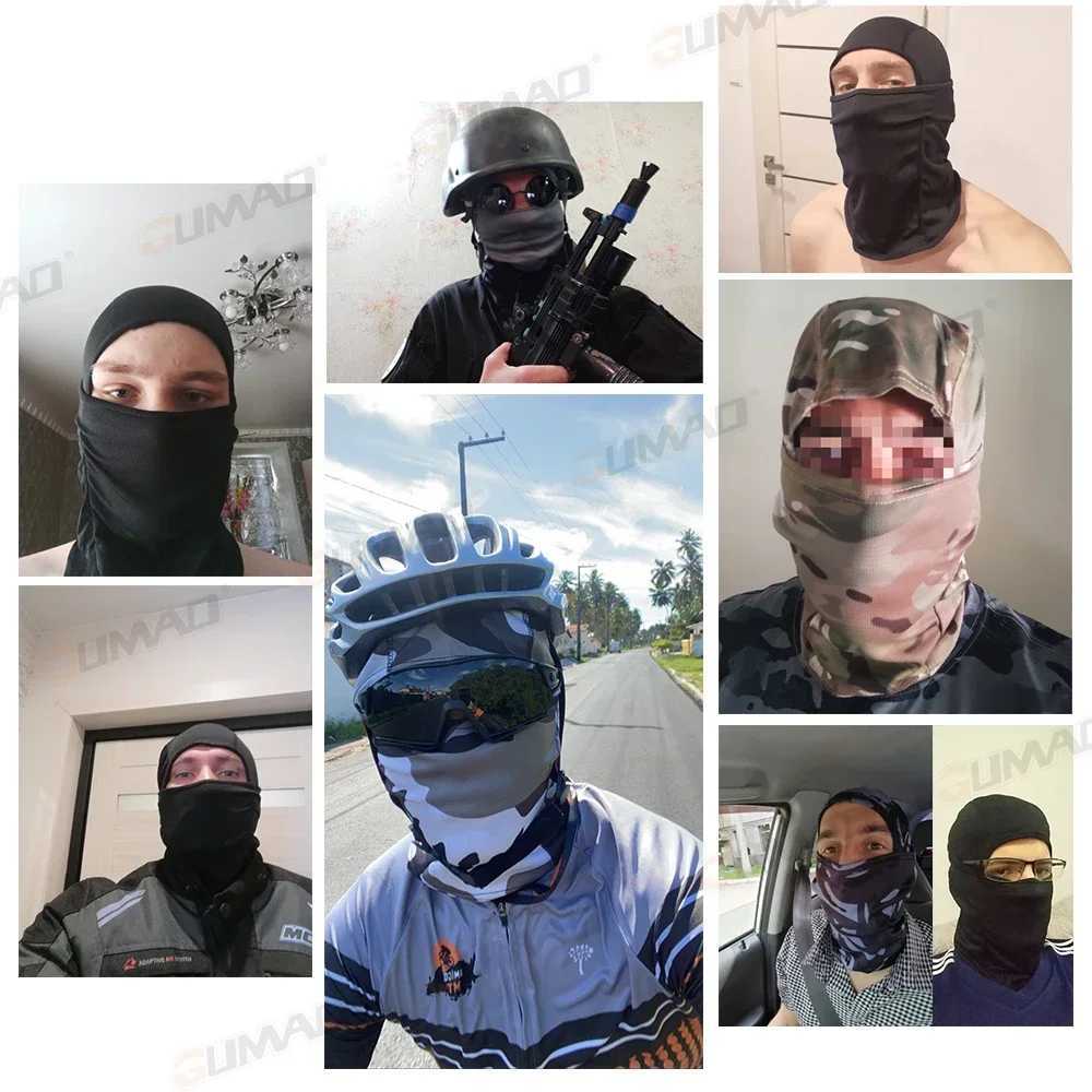 Best Tactical Mask Balaclava Full Face Cover Head Scarf Bicycle Ski Army Hiking Cycling Fishing Sport Hood Hat Men Women SummerW250512