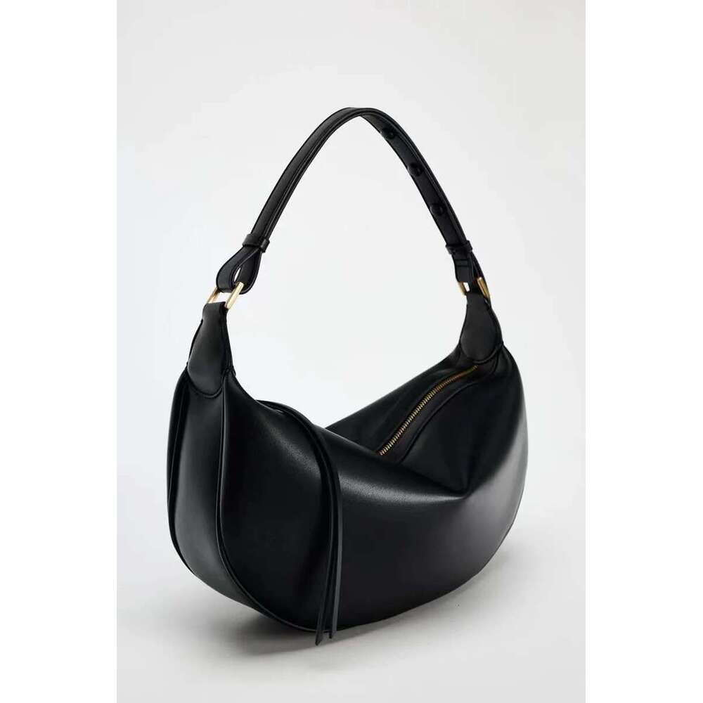 New Crescent Armpit Bag For Women Large Capacity Shoulder PU Leather Crossbody Bags Trendy Purs Dumpling