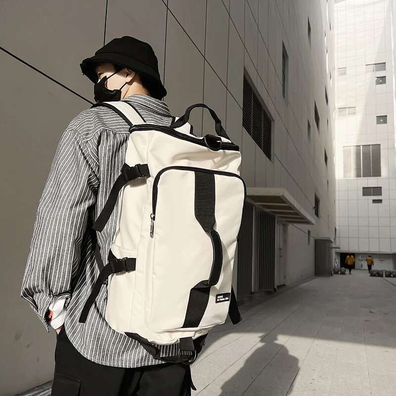 Men Large Travel Shoulder Bag Waterproof Sport Duffle Backpack Outdoor Lage Pack Trip Bucket Rucksack Function Mochila Xa380c