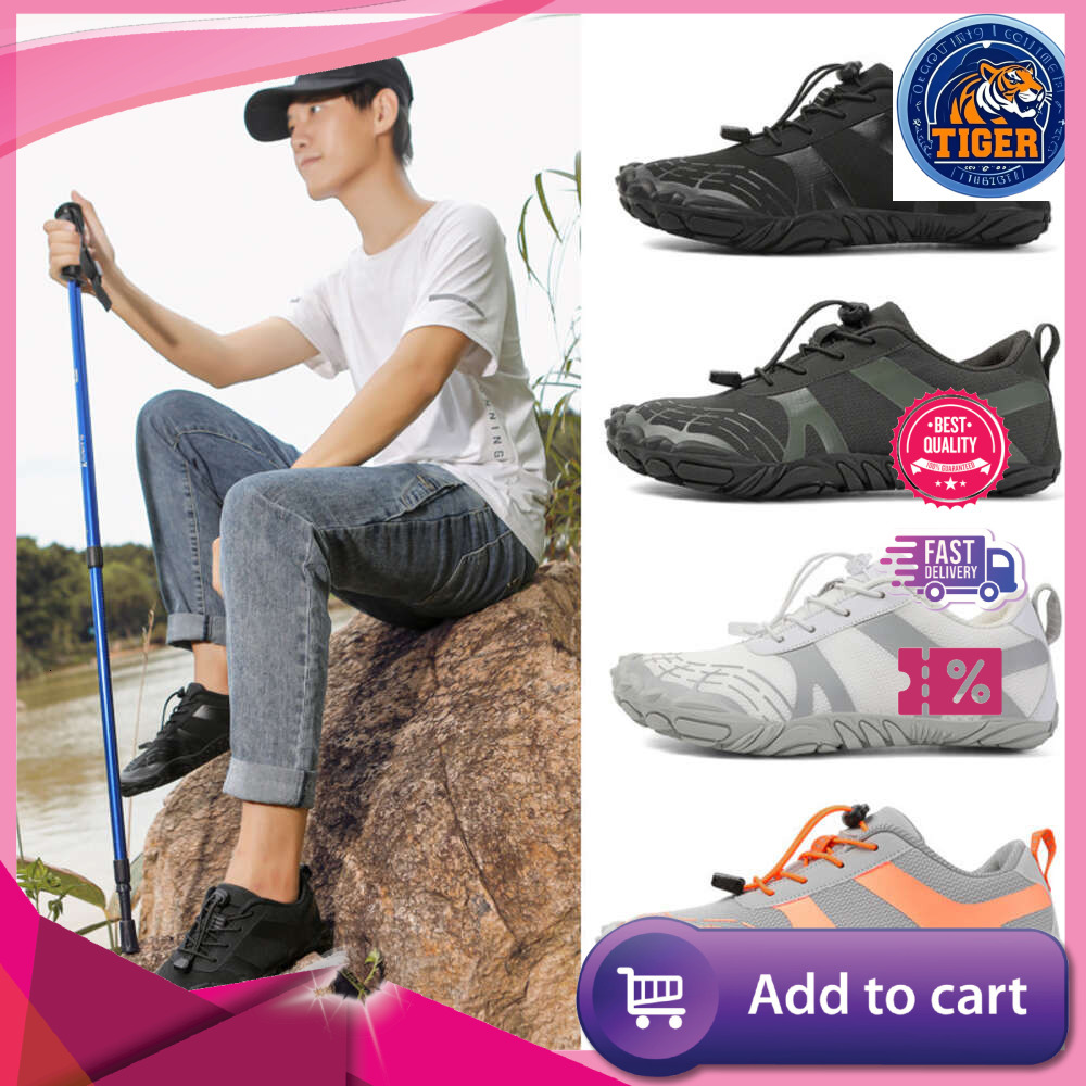 Ddmytiger Outdoor Barefoot Thickened Mountaineering Breathable Hiking Men S Off Road Climbing And Running Shoes Size Outdoor Shoes