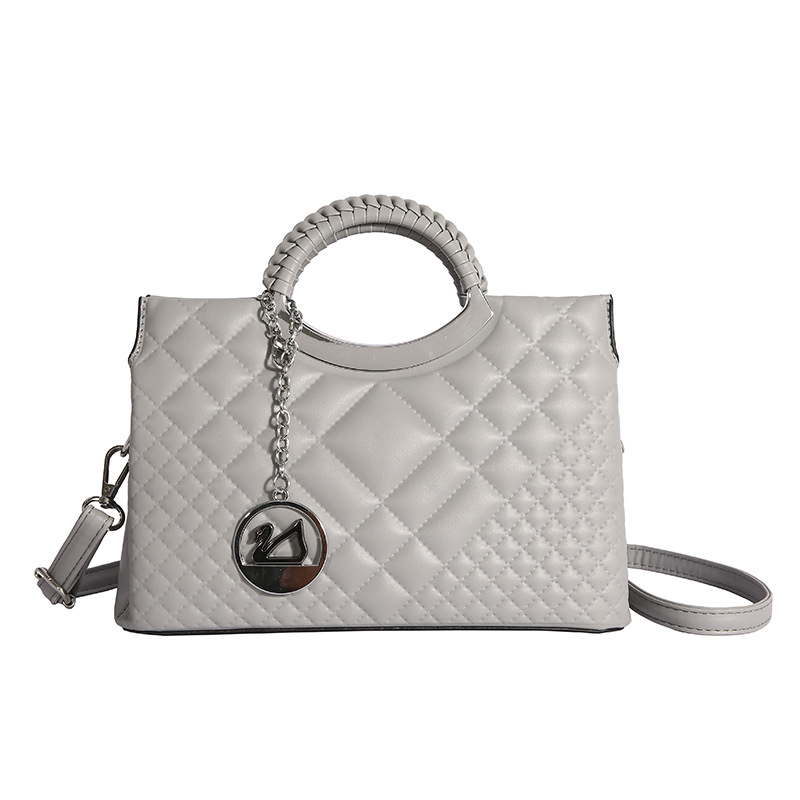 Trendy Multi-Pocket Woven Shoulder Bag - Premium Textured Minimalist Purse for Women, Fashionable Evening Party Clutch & Casual Crossbody Bag with Fre