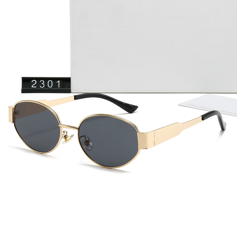 Designer Sunglasses For Women Mens Triomphe Glasses UV Protection Fashion Sunglass Letter Casual Retro Eyeglasses Metal Full Frame With Box high quality