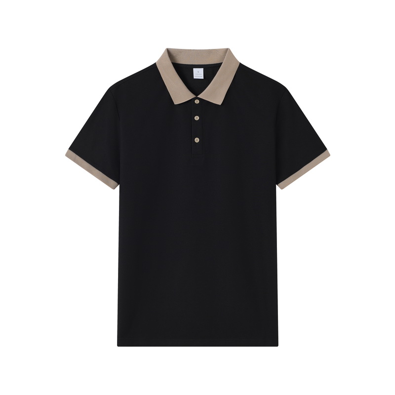 Polo shirt men's breathable lapel T-shirt commuting short sleeved breathable quick drying clothes