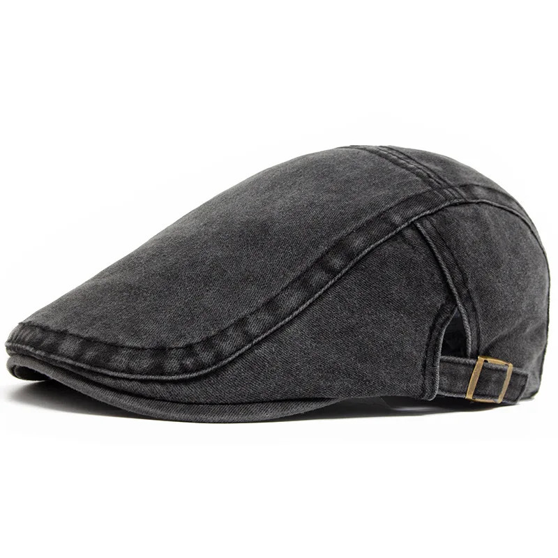 Vintage Painter Beret Unisex Fashion Flat Visor Cap Casual Autumn Retro Cotton Solid sboy Summer Hat Adjustable 250512