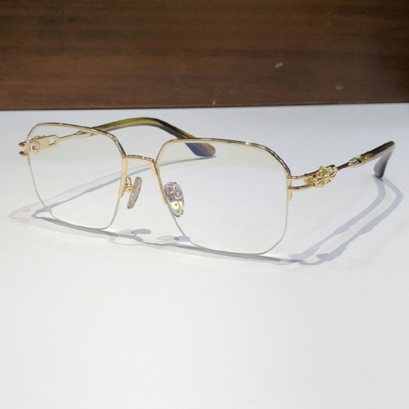 High Quality Men optical glasses Classic Luxury Designer Women eyeglass Titanium Punk Business Design Prescription Spectacle Frames with box 8154 SIZE