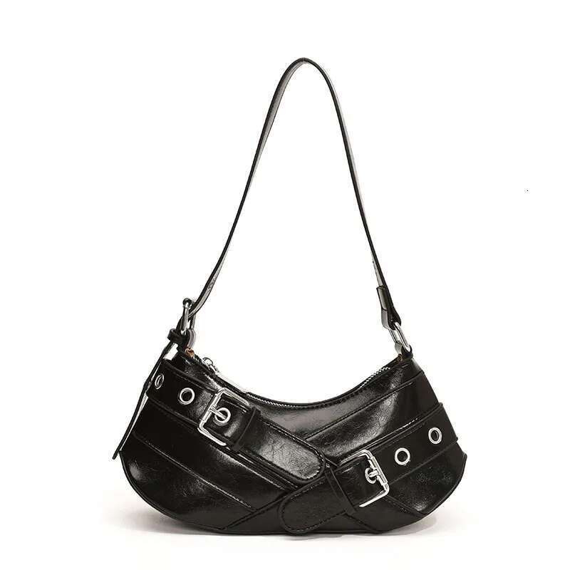 Women PU Vintage Top Handle Adjustable Strap Y2k Retro Hot Girl Fashion Shoulder Bag Punk Style Handbag