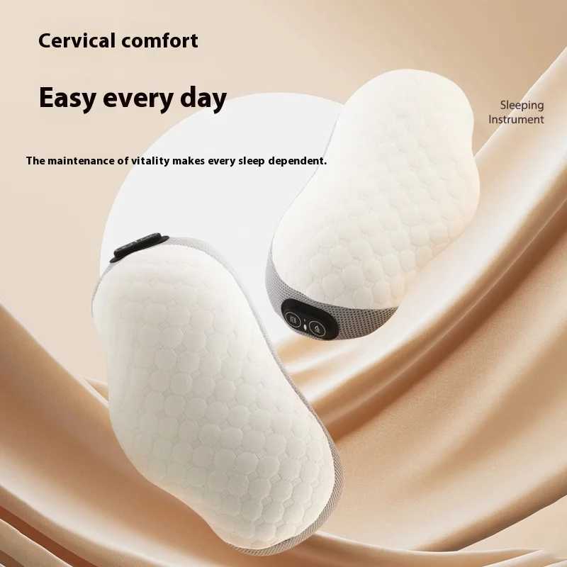Multi-Purpose Traction Cervical Memory Pillow Smart Electric Temperature Control Massager Shoulder Neck Vibration Massage PillowW250512
