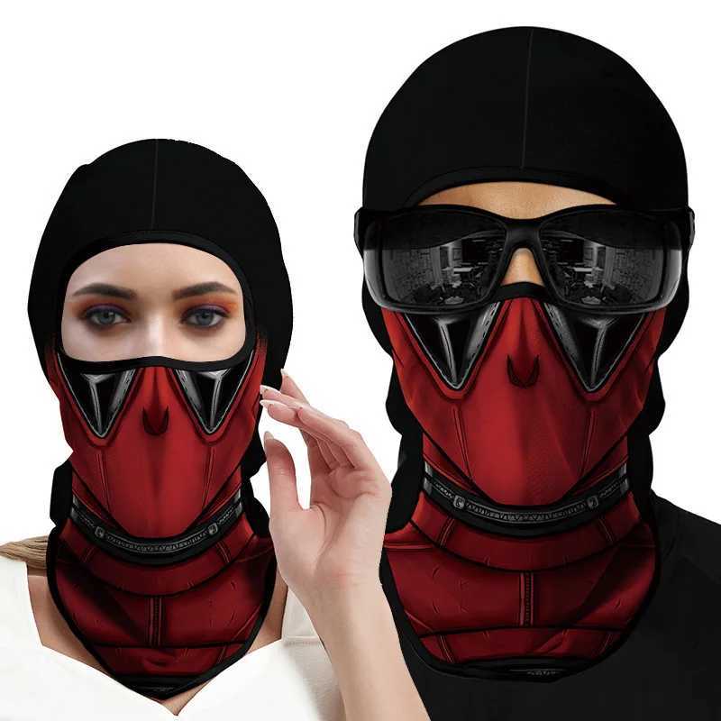 Skull Balaclava Cosplay Costume for Men and Women Full Face Mask Outdoor Cycling Headgear Motorcycle Riding Cap Ski MaskW250512