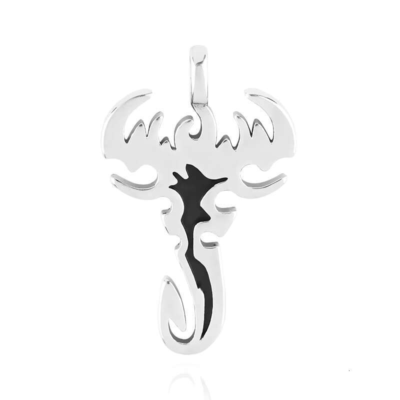 New Design Stainless Steel Scorpion Pendant for Unisex Casual Party Animal Symbol Gift Christian Religious Charm on Hand Jewelry