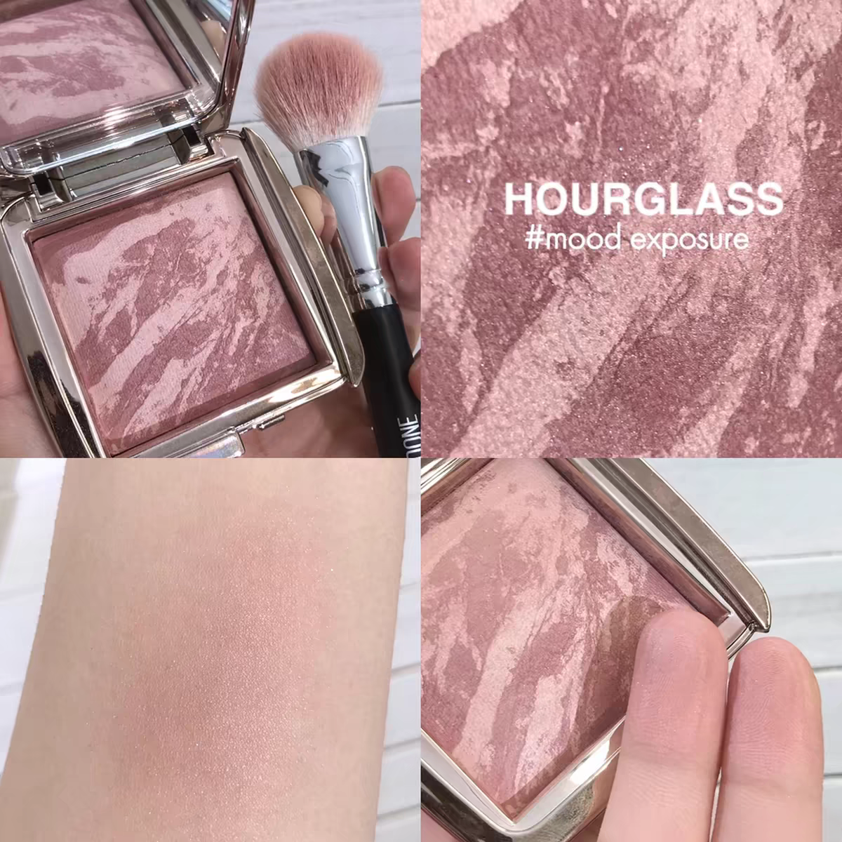 Hourglass Luxury Brand Luminous Matte Cheeks Eyes Blush Powder 4.2g Foundation Makeup Bronzer Blusher Pressed Powder 3 Color High Quality Girl Face Be