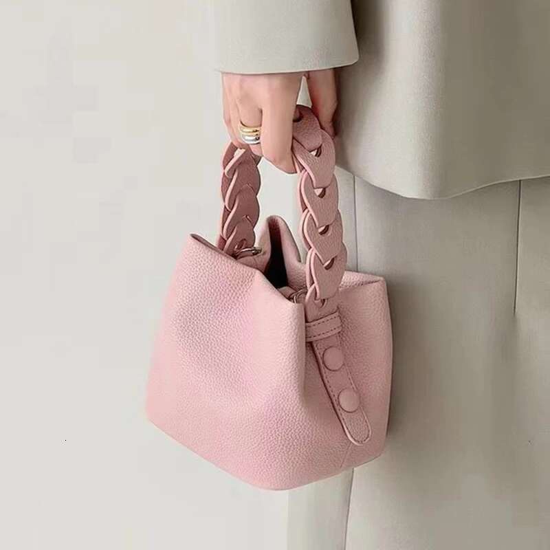 2024 New Soft Leather Handbag For Women Fashion Solid Color Versatile Mini Crossbody Bags Simple Cute Female Small Square Bag
