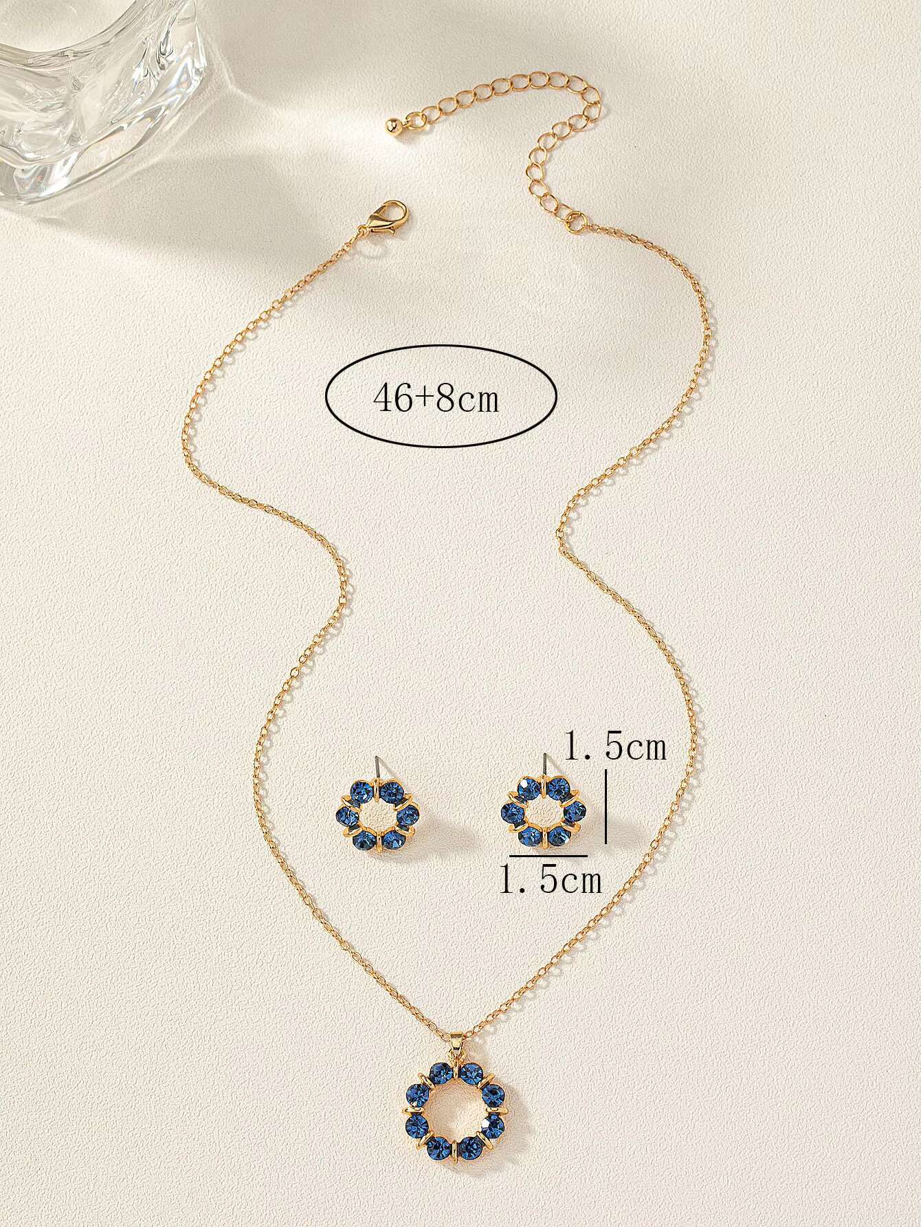 Fashion Zircon Dia Gold Plated Women Necklace for Lady