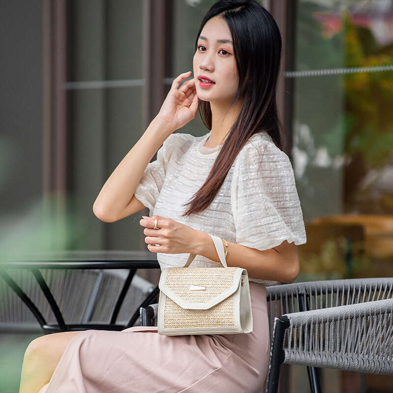 Women's Bag Hand Bags Woven Versatile Handbag