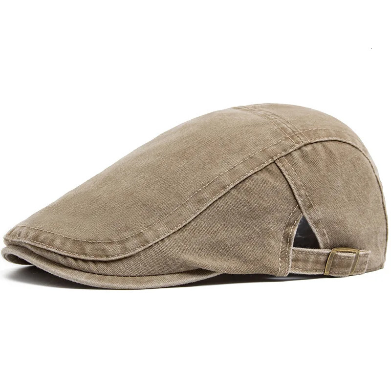 Vintage Painter Beret Unisex Fashion Flat Visor Cap Casual Autumn Retro Cotton Solid sboy Summer Hat Adjustable 250512