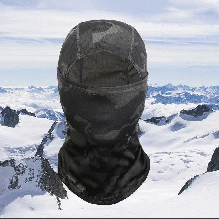Balaclava Windproof Motorcycle Full Face Mask Skiing Head Masks Tactical Motocross Cycling Hood Cap Men Helmet Moto AccessoriesW250512
