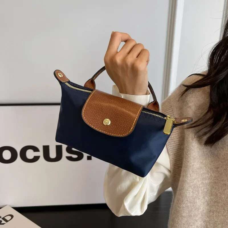 New Hot Sale Of The Season Fashionable Women's Plaid Canvas Dumpling Crossbody Shoulder Bag Lightweight For Autumn Winter Ve