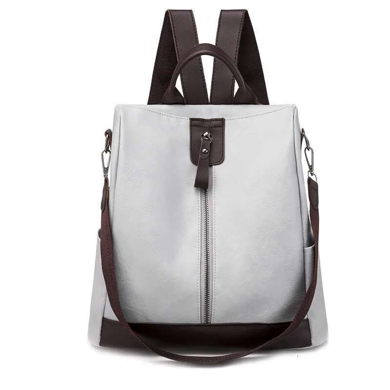 Designer Bag 2025 Multi-Function Women's Soft PU Leather Backpack Large Capacity School Bags For Girls New Fashion Female Bagpack Mochila Luxury 