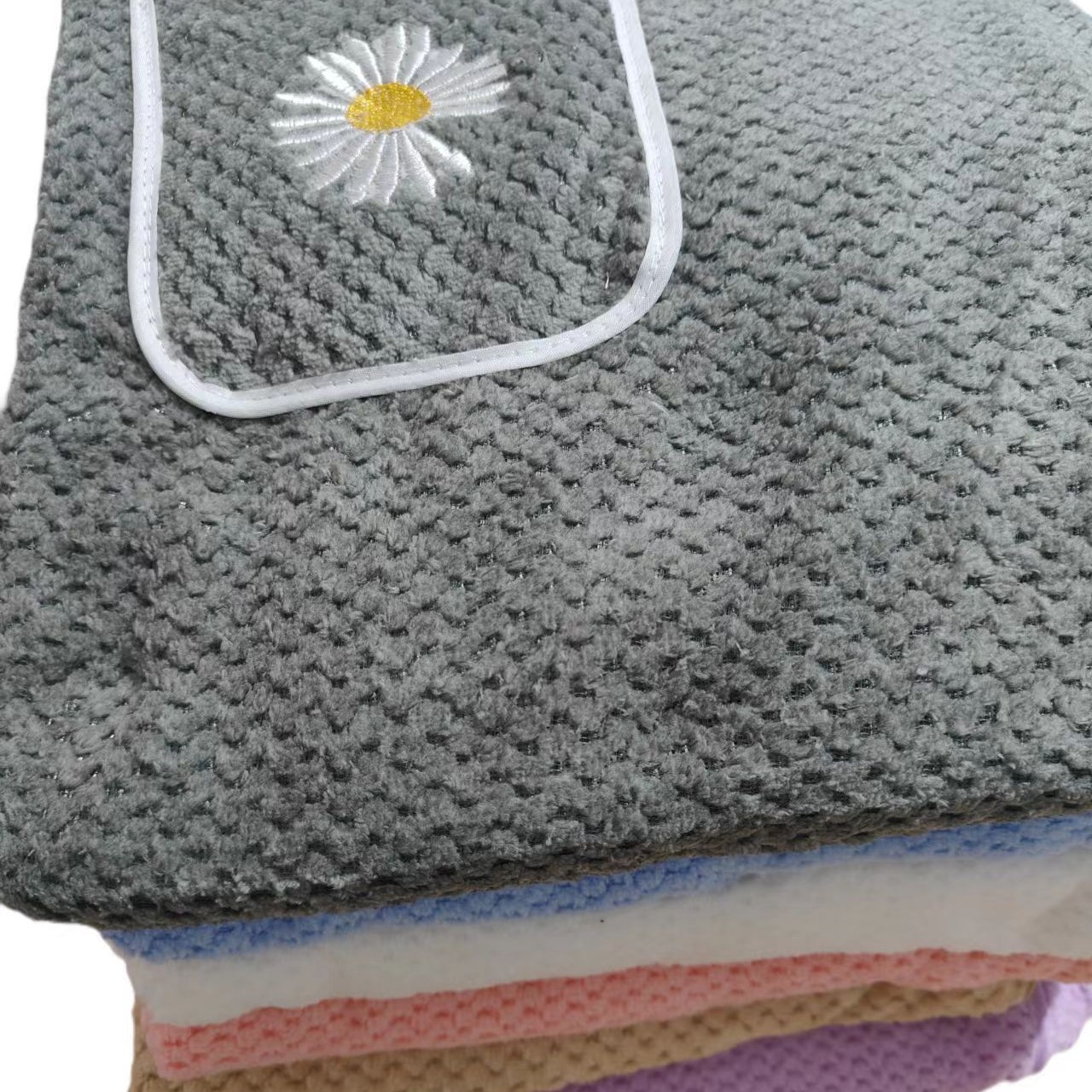 DD115 Large size long coral fleece pineapple grid wrappable bath towel women's sling bath towel robe vest bath towel skirt
