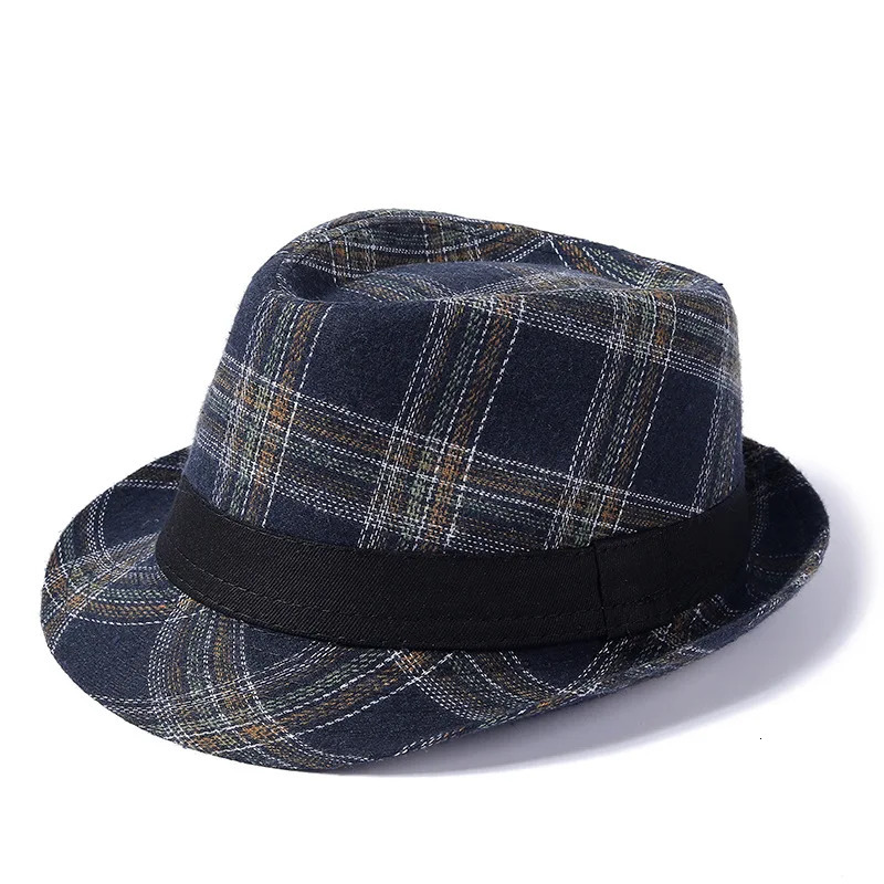 British Style Top Hat European and American Gentleman Mens Sunshade Jazz Dad Fedoras Bucket Gift 250512