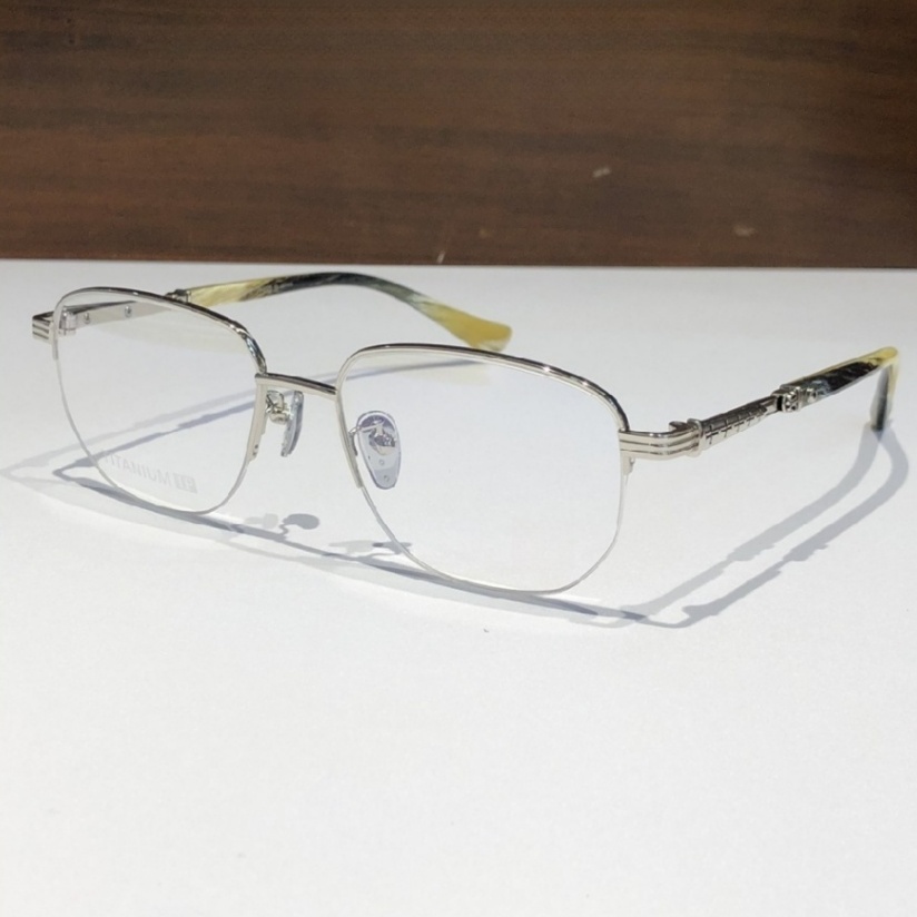 High Quality Men optical glasses Classic Luxury Designer Women eyeglass Titanium Punk Business Design Prescription Spectacle Frames with box 8176 SIZE
