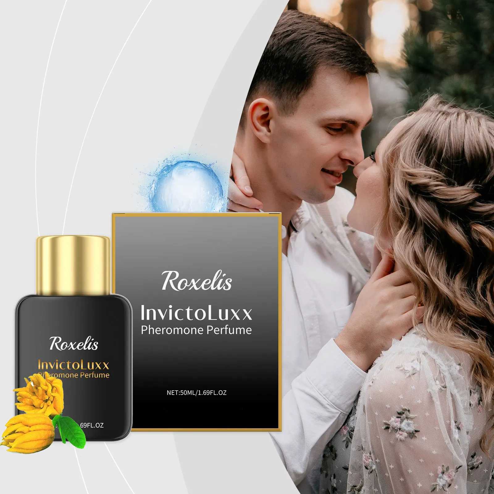 Roxelis 50ml Pheromone Perfume Spray Men Light Fragrance Fresh Increase Charm Flirting Bergamot Scent Dating Glamour PerfumeXJ250512