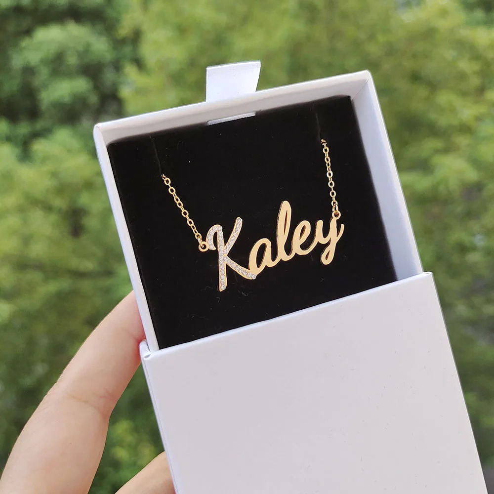 DODOAI Personalized Custom Letter Necklace/Customized Name Necklace Stainless Steel Pendant for Women CustomJewelry Gift Fashion 250512