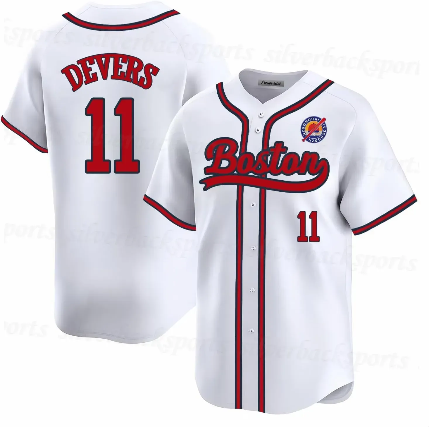Mens/Youth Boston Baseball ed For Fans Red White Custom Jerseys This baseball uniform is a quick-drying custom-made sportswear for teenagers and adult