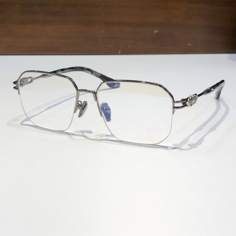 High Quality Men optical glasses Classic Luxury Designer Women eyeglass Titanium Punk Business Design Prescription Spectacle Frames with box 8154 SIZE