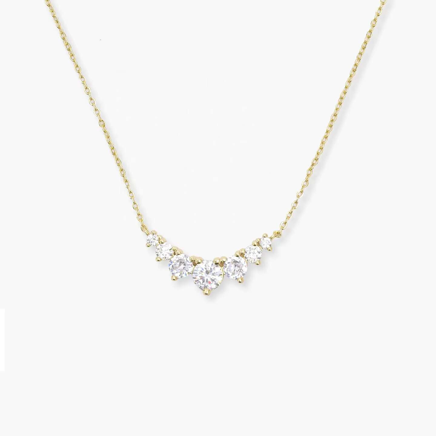 LOZRUNVE pure sier high-quality exquisite curve pendant necklace women's accessories