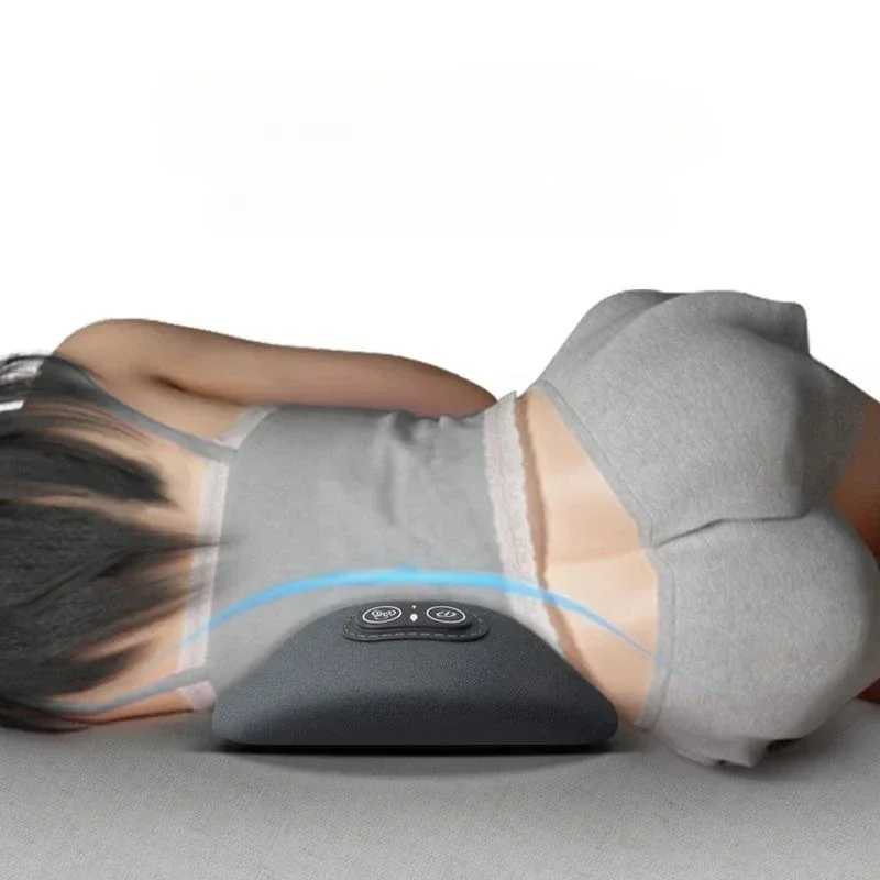 Lumbar Traction Heating Support Lumbar Pillow Bed Support Lumbar Pad Massage Cushion Massager Neck support Neck painW250512