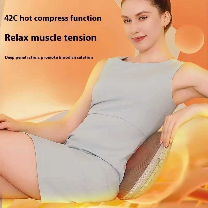 Hot Cervical Vertebra Massager Neck And Shoulder Waist And Back Legs Massage Pillow Car And Home Use Multi Functional ElectricW250512
