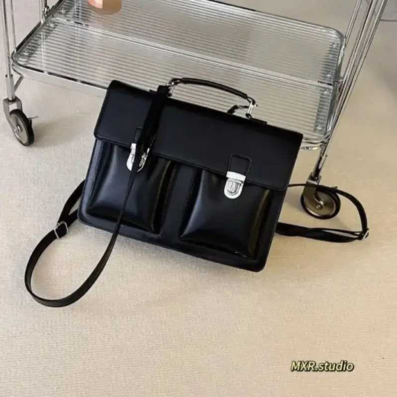 JK Fashion Black Japan Style Students Backpacks School Messenger Shoulder Bags Women Handbags Z250512