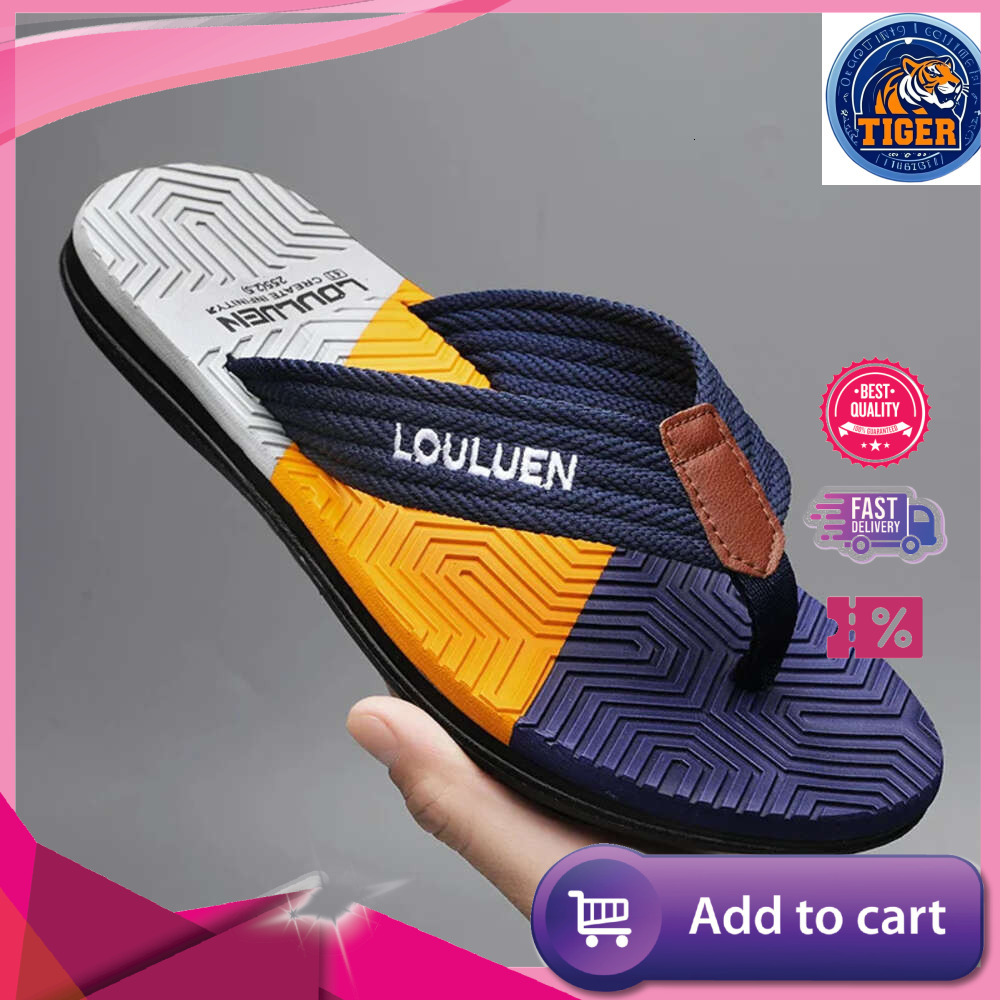 Ddmytiger Brand Flop Summer High Quality Non Slip Outdoor Beach Flip Flops Flat Fashion Casual Slippers Men Chinelo Masculino Outdoor Shoes